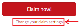 claim settings 1